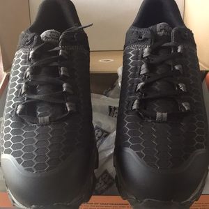 Timberland black steel toe work shoes size 10.5.  New in box